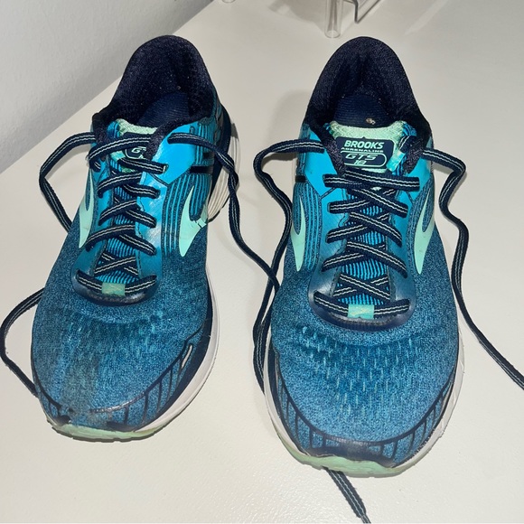 Brooks womens size 7.5 blue workout sneakers - Picture 3 of 7